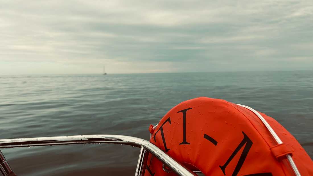 Motoroboot klaar voor actie